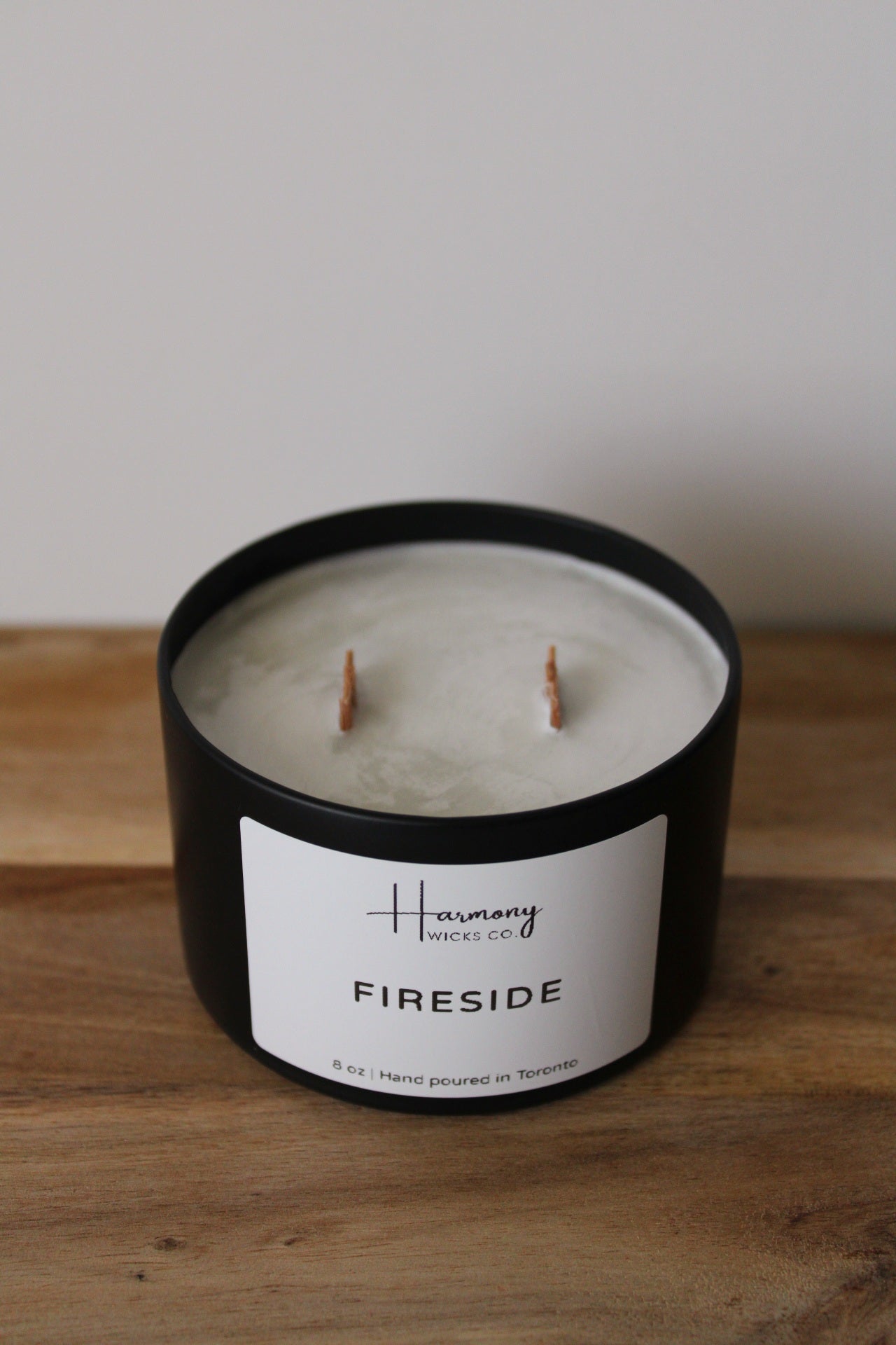 Fireside | 8 oz Tin | Wooden Wick