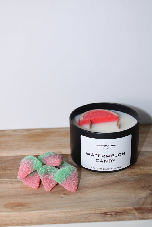 . Watermelon Candy | 8 oz | Wooden Wick