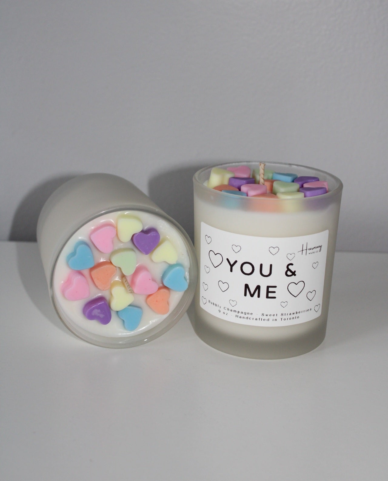 Valentines Day Candle | Cotton Wick