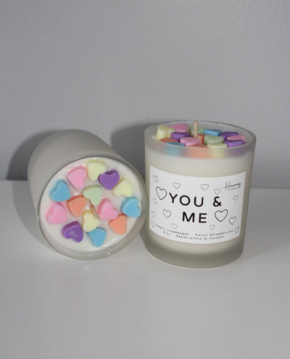 Valentines Day Candle | Cotton Wick