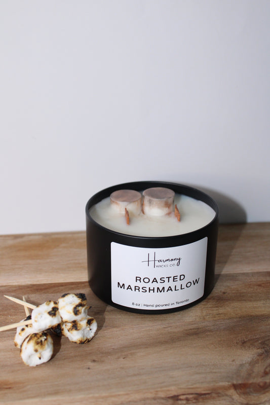 . Roasted Marshmallow | 8oz | Wooden Wick