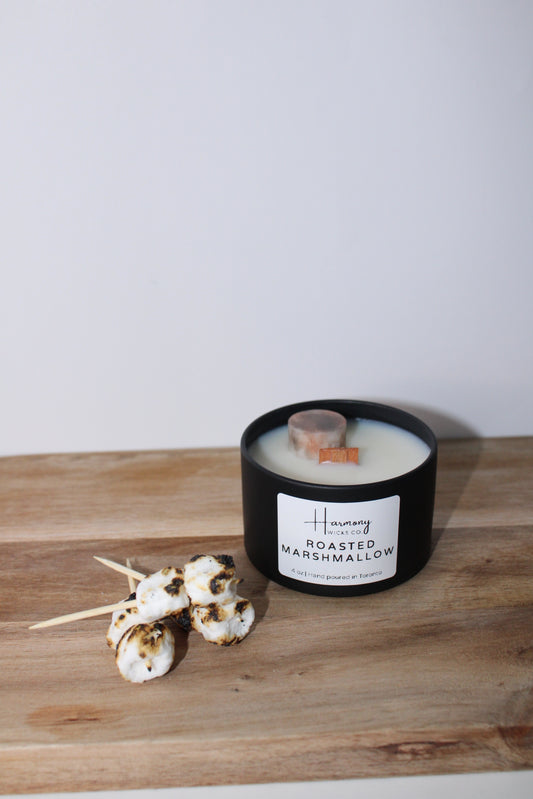 . Roasted Marshmallow | 4oz | Wooden Wick