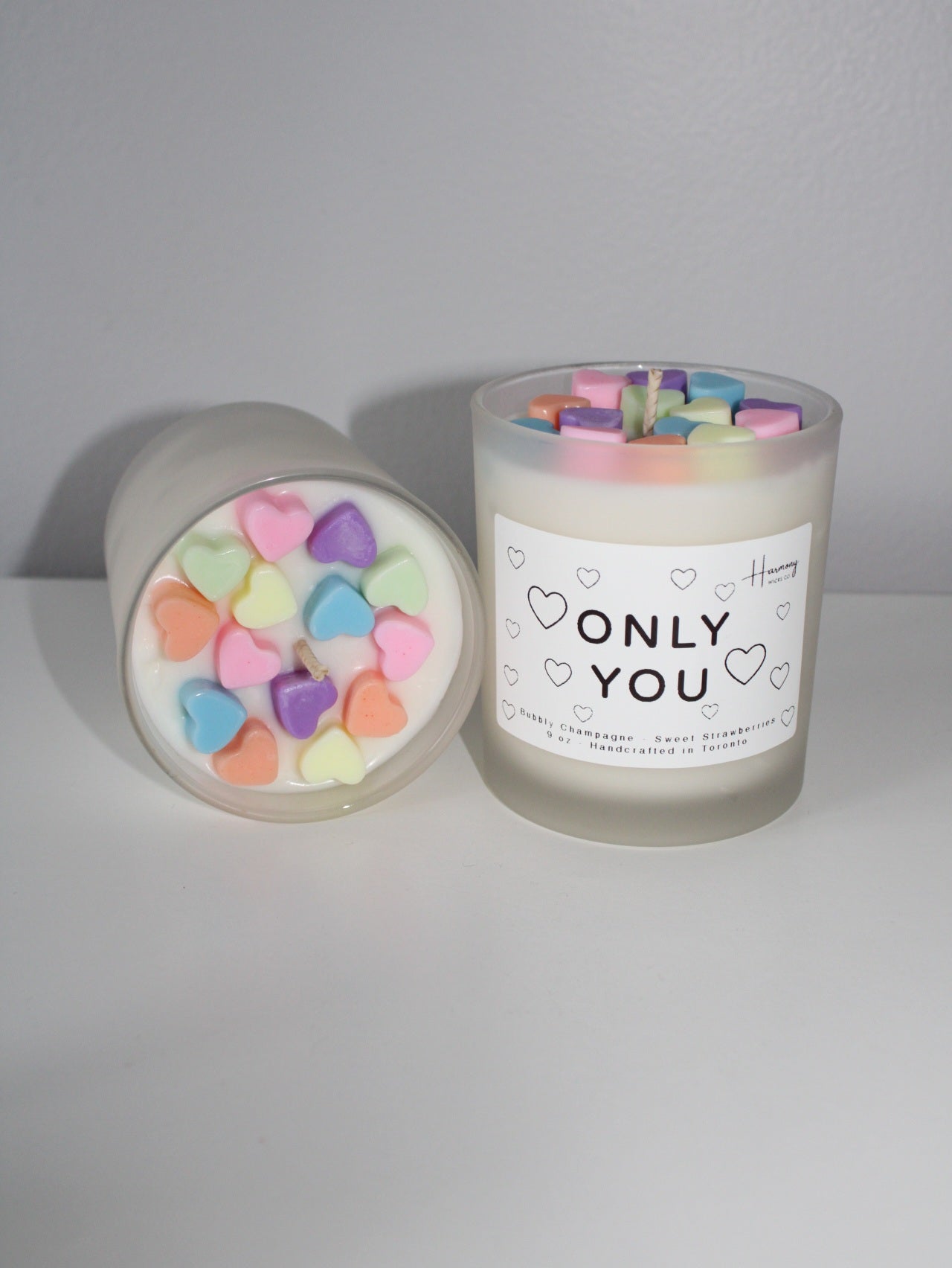 Valentines Day Candle | Cotton Wick