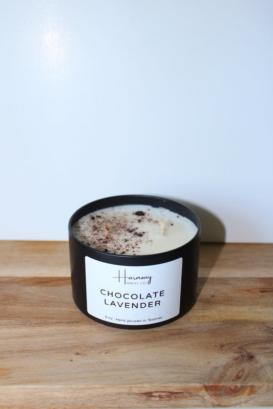 Chocolate Lavender | 8 oz Tin