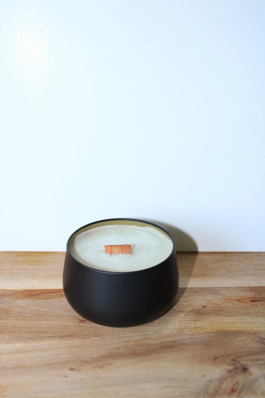 Fireside | 4 oz Tin | Wooden Wick.