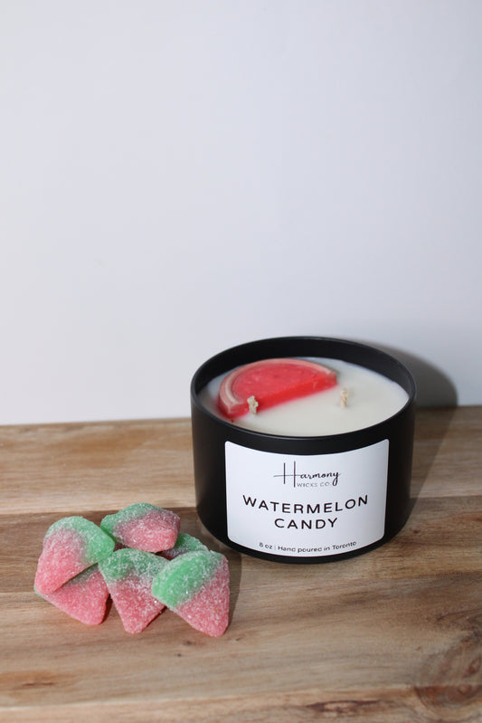 . Watermelon Candy | 8 oz | Cotton Wick