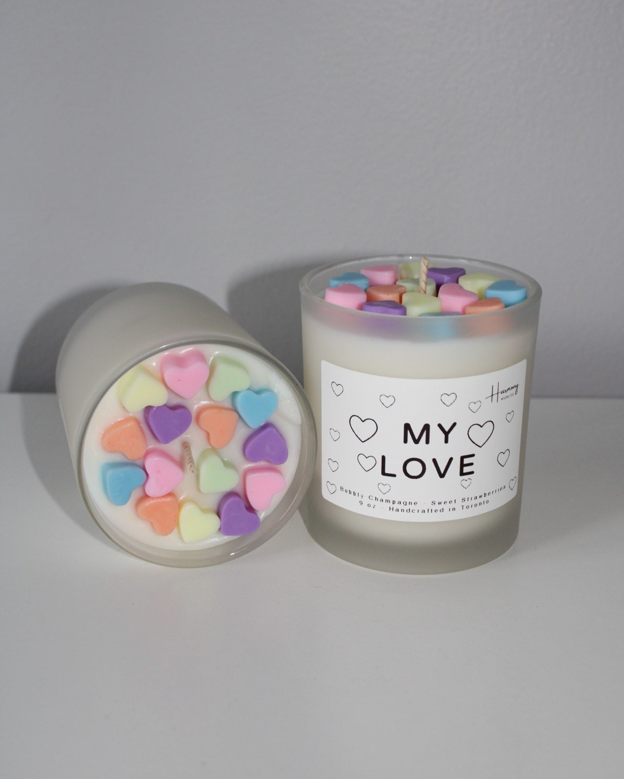 Valentines Day Candle | Cotton Wick