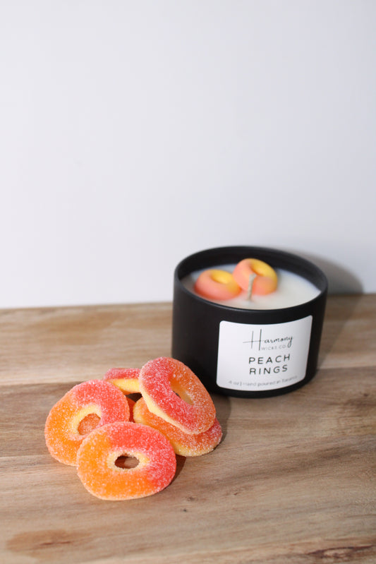 . Peach Rings | 4 oz | Cotton wick