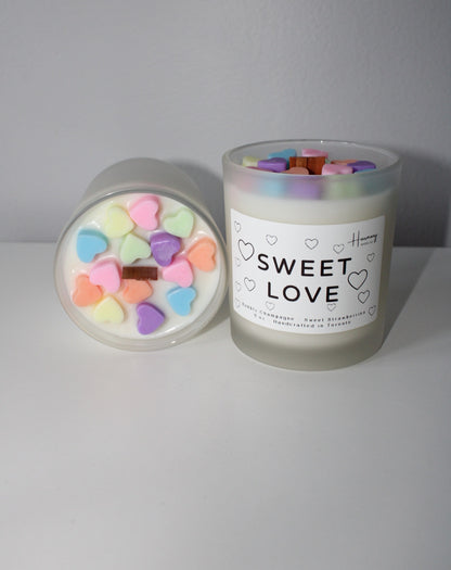 Valentines Day Candle | Wood Wick